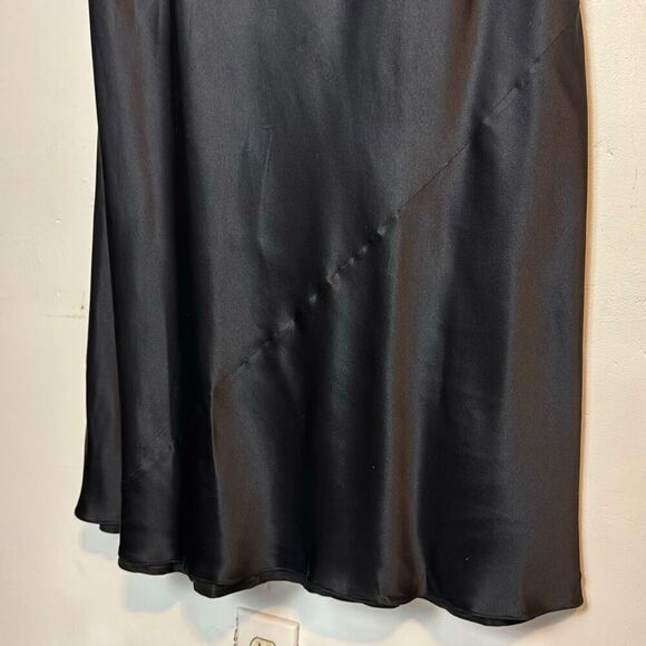 Victoria Royal Black Silk Vintage Dress 16 - Picture 4 of 7